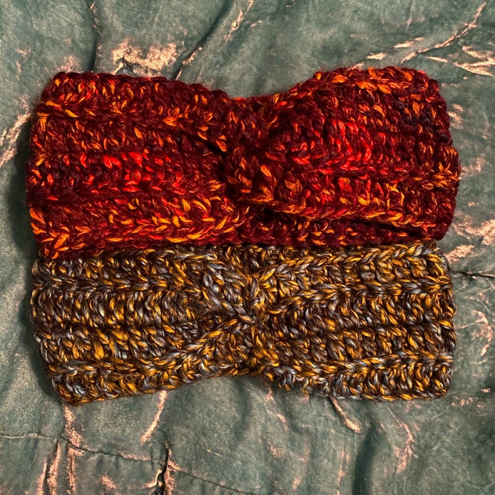 🧶 Crocheted head/ear warmers 🧶